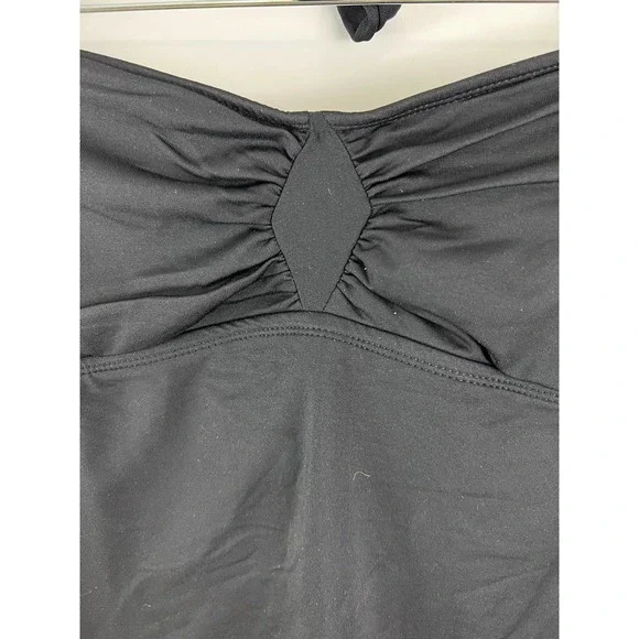 Bisou Bisou Black Halter Top by Michelle Bohbot Swimwear Size Medium Beach - Picture 3 of 4